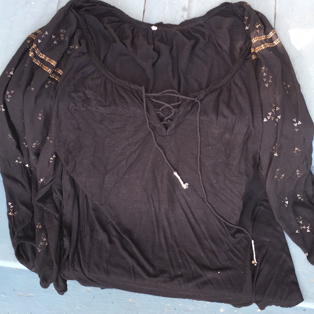 Free People Flowey shirt